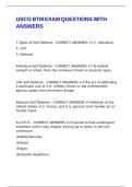 USCG BTM EXAM QUESTIONS WITH ANSWERS