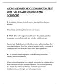 ARDMS ABDOMEN MOCK EXAMINATION TEST 2026 FULL SOLVED QUESTIONS AND SOLUTIONS