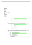 C489 task 2 WGU &vert; Leadership FCOHS - Exam Questions & Correct Answers-Organizational Systems and Quality Leadership&colon; 