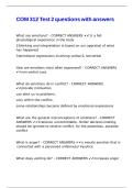 COM 312 Test 2 questions with answers