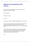 Medicare License Questions with answers&comma;