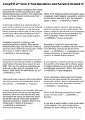CompTIA A&plus; Core 2 Test Questions and Answers Graded A&plus;