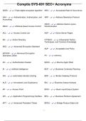 Comptia SYS-601 SEC&plus; Acronyms