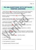 PN 2006 QUESTIONS WITH DETAILED  VERIFIED ANSWERS