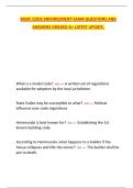 Basic Code Enforcement Exam &ndash; Questions and Answers &lpar;Latest Update&comma; A&plus; Grade&rpar;