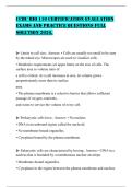 CCBC BIO 110 CERTIFICATION EVALUATION EXAMS AND PRACTICE QUESTIONS FULL SOLUTION 2026&period;