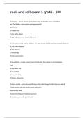 rock and roll exam 1 q's46 &ndash; 100 written with questions with well elaborated answers&period;