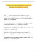 NISP Self-Inspection Exam &ndash; Questions and Answers &lpar;A&plus; Grade&comma; 100&percnt; Guaranteed Success&rpar;
