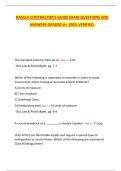 NASCLA Contractor&rsquo;s Guide Exam &ndash; Questions and Answers &lpar;A&plus; Grade&comma; 100&percnt; Verified&rpar;