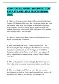 CPACC EXAM ACADEMIC ASSESSMENT TEST BANK AND SIMULATED EXAM QUESTIONS 2026&period;