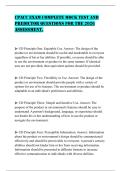CPACC EXAM COMPLETE MOCK TEST AND PREDICTOR QUESTIONS FOR THE 2026 ASSESSMENT&period;