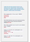 AIRMETHODS PRE-HIRE EXAM&comma;MOST RECENT EXAM   2025&sol;2026 ACTUAL COMPLETE REAL EXAM QUESTIONS                  AND CORRECT ANSWERS &lpar;VERIFIED ANSWERS&rpar; ALREADY  GRADED A&plus; &sol; NEWEST EXAM &sol;JUST RELEASED&excl;&excl;