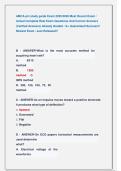 AMCA pct study guide Exam 2025&sol;2026 Most Recent Exam &sol;  Actual Complete Real Exam Questions And Correct Answers  &lpar;Verified Answers&rpar; Already Graded &sol; A&plus; Guaranteed Success&excl;&excl;  Newest Exam &sol; Just Released&excl;&excl;