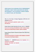APRP Questions Exam 2025&sol;2026 ACTUAL COMPREHENSIVE  FREQUENTLY MOST TESTED QUESTIONS AND VERIFIED  SOLUTIONS&sol;GET IT 100&percnt; ACCURATE&excl;&excl; ALREADY GRADED                   A&plus; &vert; NEWEST EXAM &vert; JUST RELEASED&excl;&excl; 
