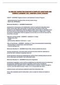 VA DEQ ESC INSPECTOR EXAM WITH COMPLETE QUESTIONS AND CORRECT ANSWERS 100&percnt; VERIFIED LATEST UPDATE&excl;&excl;