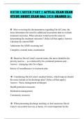 DAVID CARTER PART 2 ACTUAL EXAM EXAM STUDY SHEET EXAM Q&A 2026 GRADED A&plus;&period;