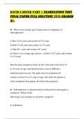 DAVID CARTER PART 1 EXAMINATION TEST FINAL PAPER FULL SOLUTION 2026 GRADED A&plus;&period;