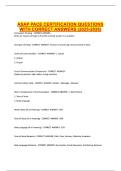 ASAP PACE CERTIFICATION QUESTIONS WITH CORRECT ANSWERS &lpar;2025-2026&rpar;&period;