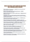 MANA 3335 EXAM 3 WITH COMPLETE SOLUTIONS 100&percnt; VERIFIED LATEST UPDATE&excl;&excl;