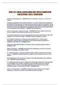 SHS 311 FINAL EXAM NEW SET WITH COMPLETE SOLUTIONS 100&percnt; VERIFIED&excl;&excl;