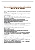 SHS 311 EXAM 4 WITH COMPLETE SOLUTIONS 100&percnt; VERIFIED LATEST UPDATE&excl;&excl;