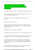 Phil 186 Final Exam 2025-2026 Questions with Guaranteed Pass Solutions&period;