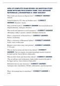 APEA 3P COMPLETE EXAM REVIEW 186 QUESTION STUDY GUIDE WITH MULTIPLE-CHOICE ITEMS  FULL DETAILED RATIONALES &vert;&vert; GUARANTEED A&plus; PREP 2026&sol;2027 What would cause decrease in Digoxin levels&quest; - CORRECT ANSWER -Antacids Taking Pyridium for UTI&comma; what can Pyridium c