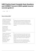 MRO Practice Exam&vert; Complete Exam Questions and CORRECT Answers&vert; &lpar;2025 update&rpar; Assured success&vert; grade A&plus;