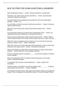 BUS 150 PRACTICE EXAM QUESTIONS & ANSWERS