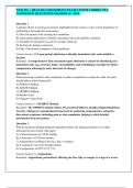 NUR 216 &ndash; HEALTH ASSESSMENT EXAM 2 WITH CORRECTLY  ANSWERED QUESTIONS GRADED A&plus; 2025&period; 