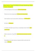 Boat Safety Test FLORIDA Exam Questions With Correct Answers