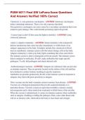 PUBH 6011 Final GW LaPuma Exam Questions  And Answers Verified 100&percnt; Correct 
