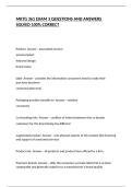 MKTG 361 EXAM 3 QUESTIONS AND ANSWERS SOLVED 100&percnt; CORRECT