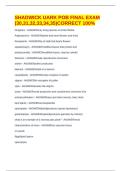 SHADWICK UARK POB FINAL EXAM &lpar;30&comma;31&comma;32&comma;33&comma;34&comma;35&rpar;CORRECT 100&percnt;
