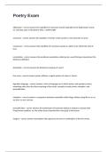 Poetry Exam Questions And Answers Pass Guaranteed