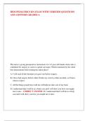HESI PEDIATRICS RN EXAM WITH VERIFIED QUESTIONS AND ANSWERS GRADED A 