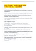 POB EXAM 3 UARK SHADWICK QUESTIONS & ANSWERS