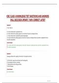  ICBC CLASS 4 KNOWLEDGE TEST QUESTIONS AND ANSWERS  &vert;FALL 2025&sol;2026 UPDATE &vert; 100&percnt; CORRECT LATEST