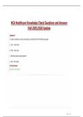 HCA Healthcare Knowledge Check Questions and Answers  &vert;Fall 2025&sol;2026 Update