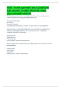 HOSA - Health Informatics EXAM QUESTIONS AND VERIFIED CORRECT ANSWERS LATEST 2026-2027