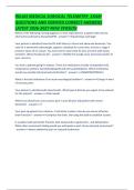 RELIAS MEDICAL SURGICAL TELEMETRY EXAM QUESTIONS AND VERIFIED CORRECT ANSWERS LATEST 2026-2027 NEW VERSION &period;pdf