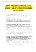 NURS 5315 Advanced Patho Exam 1 STUDY  GUIDE 2026 COMPLETE QUESTIONS WITH CORRECT  DETAILED ANSWERS &vert;&vert; 100&percnt; GUARANTEED PASS  <LATEST VERSION> 