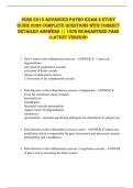 NURS 5315 Advanced Patho Exam 2 STUDY  GUIDE 2026 COMPLETE QUESTIONS WITH CORRECT  DETAILED ANSWERS &vert;&vert; 100&percnt; GUARANTEED PASS  <LATEST VERSION> 