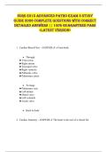 NURS 5315 Advanced Patho Exam 3 STUDY  GUIDE 2026 COMPLETE QUESTIONS WITH CORRECT  DETAILED ANSWERS &vert;&vert; 100&percnt; GUARANTEED PASS  <LATEST VERSION> 