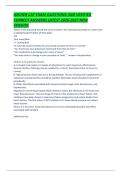 ARCHER CAT EXAM QUESTIONS AND VERIFIED CORRECT ANSWERS LATEST 2026-2027 NEW