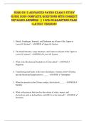 NURS 5315 Advanced Patho Exam 5 STUDY  GUIDE 2026 COMPLETE QUESTIONS WITH CORRECT  DETAILED ANSWERS &vert;&vert; 100&percnt; GUARANTEED PASS  <LATEST VERSION> 