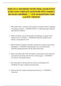 NURS 5315 Advanced Patho FINAL Exam STUDY  GUIDE 2026 COMPLETE QUESTIONS WITH CORRECT  DETAILED ANSWERS &vert;&vert; 100&percnt; GUARANTEED PASS  <LATEST VERSION> 
