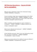 SPI Review Questions &ndash; Davies EXAM WITH ANSWERS