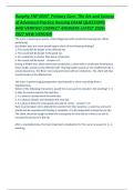 Dunphy FNP EENT- Primary Care- The Art and Science of Advanced Practice Nursing EXAM QUESTIONS AND VERIFIED CORRECT ANSWERS LATEST 2026-2027