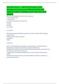 RMI 2301 Exam 2 &mdash; RMI 2301 &lpar;Principles of Risk Management & Insurance&rpar; EXAM QUESTIONS AND VERIFIED CORRECT ANSWERS LATEST 2026-2027